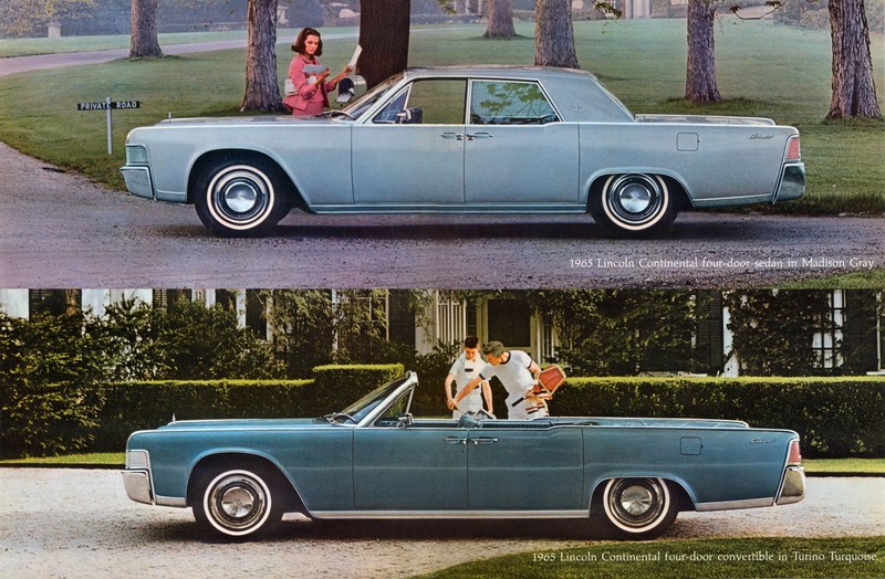 1965 Lincoln Continental Brochure Page 9